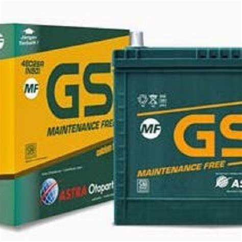 Jual Baterai Aki GS Maintenance Free Kering NS 40 ZL 35 AH Kota