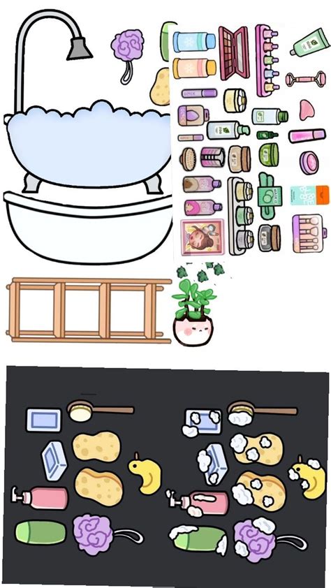 Banheiro De Paper Duck - Coisas de banheiro para paper ducks | Coisas para imprimir, Roupas de ...