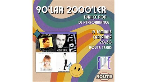 90 LAR 2000 LER TÜRKÇE POP PARTİSİ 19 July 2023 route ankara Biletino