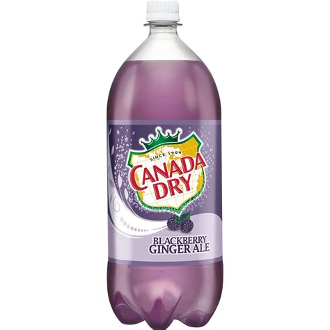 Canada Dry Blackberry Ginger Ale Soda, 2 L bottle - Walmart.com - Walmart.com