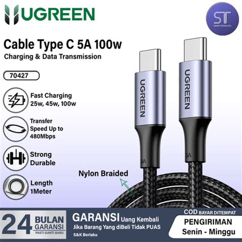 Jual Ugreen Kabel Data Usb Type C To Type C W Super Fast Charging