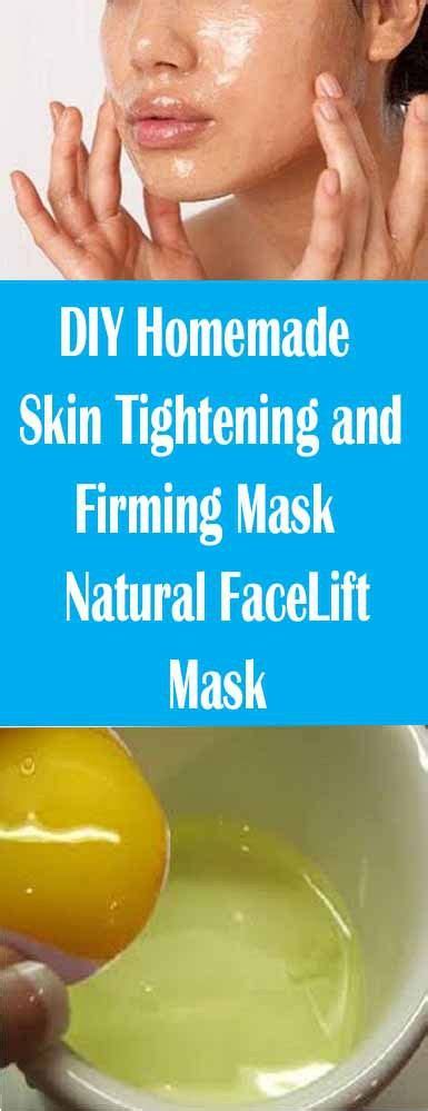 DIY Homemade Skin Tightening And Firming Mask Natural FaceLift Mask