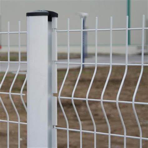 Curved Fence PVC Coated Iron Wire Fence Steel Panel Forti V Fold Welded