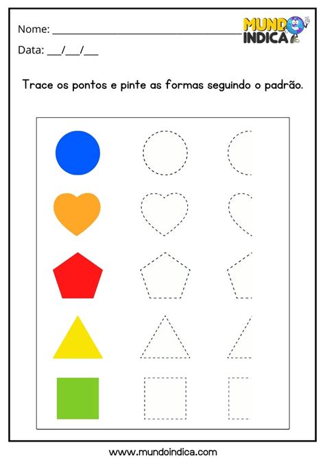Traços Sons Cores E Formas Atividades Para Imprimir - Atividades Lindas Formas E Cores Para A Educao Infantil Imprimir