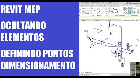 Aula 12 Revit MEP Exemplo Agua Fria Criando o isométrico pontos