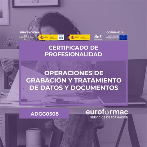 Curso Gratuito De Adgg Operaciones De Grabaci N Y Tratamiento De