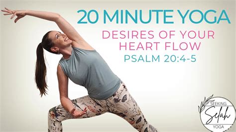 20 Minute Morning Yoga For Beginners Desires Of Your Heart Flow