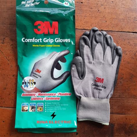 Jual Sarung Tangan 3M Comfort Grip Gloves Sarung Tangan Listrik M