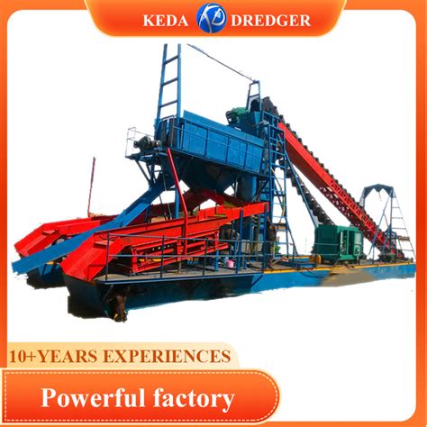 Keda Gold Mining Dredge Cutter Suction Dredge For River Mining Gold