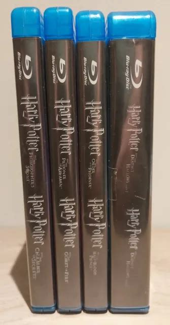 HARRY POTTER COMPLETE 8 Film Collection Blu Ray Bundle VERY GOOD