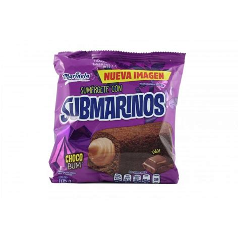 Pasteles Marinela Submarinos Chocolate 105 Grs - Fénix El Super de Casa