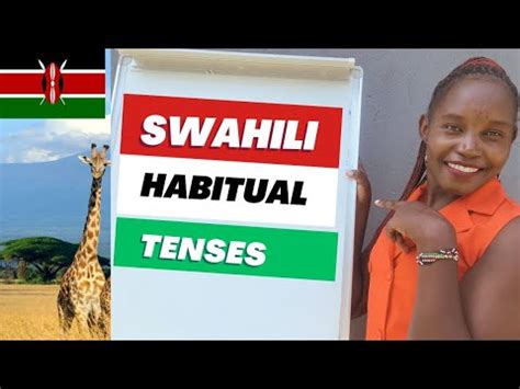 Learn Swahili Grammar For Beginners Swahili Habitual Tense Youtube