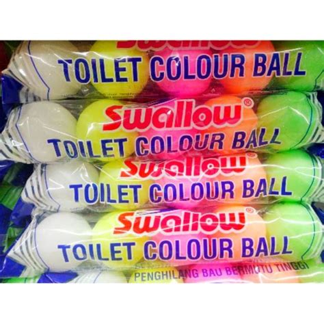 Jual Swallow Kamper Toilet Warna Isi 5 Bola Swallow Kamper Color Ball