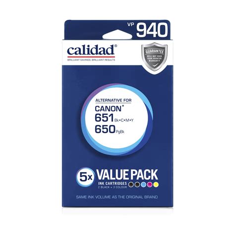 Calidad Canon 651 And 650 Ink Cartridges Set Of 5 Kmart