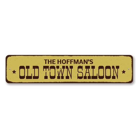 Lizton Sign Shop Inc Old Town Saloon Custom Aluminum Sign Wayfair