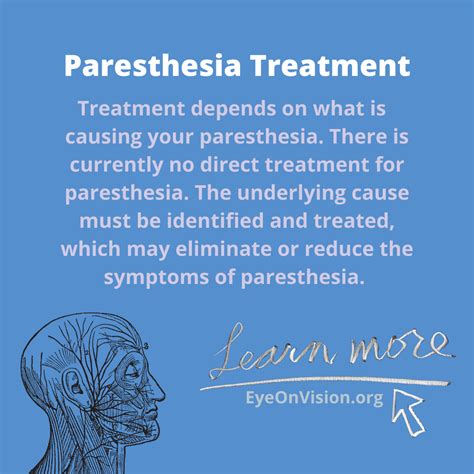 Paresthesia - a symptom of Visual Snow Syndrome - Eye on Vision Foundation