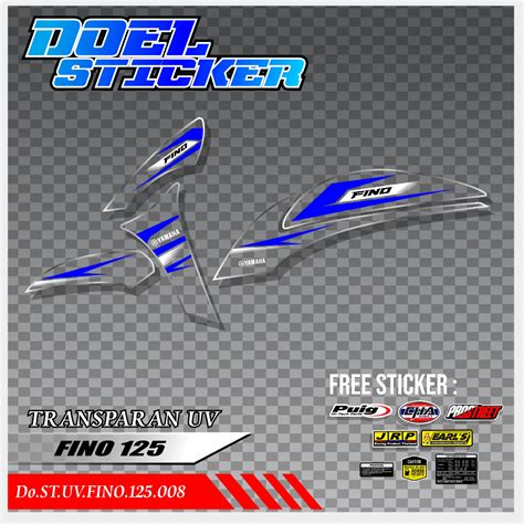 Jual Stiker Transparan Fino Fi Sticker Decal Motor Fino Fi