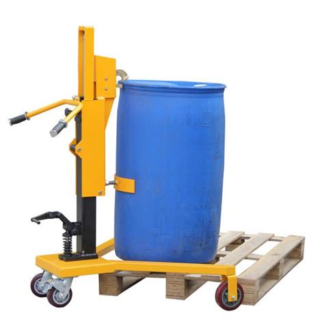 China Loading 450Kg Pedaled Hydraulic Forklift Drum Lifter Drum