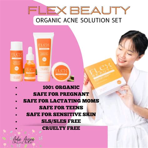 Flex Beauty Organic Acne Treatment Set Lazada Ph