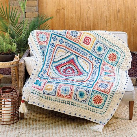 Annie S Moroccan Tile Crochet Afghan Club Project Gallery Afghan