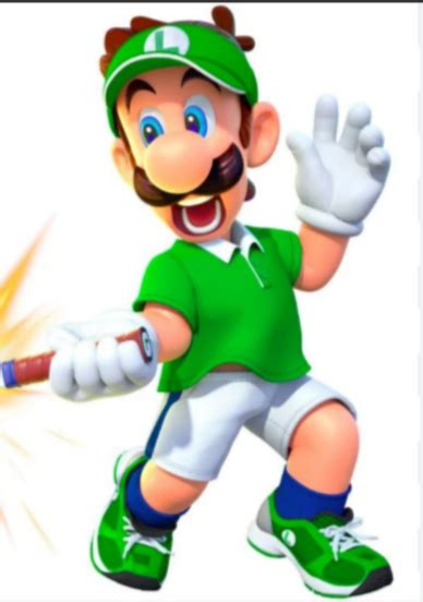 Luigi (Mario Tennis Aces) by DevinTheGamerYT on DeviantArt