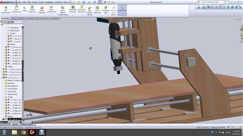 Dremel Cnc Router Concept In Solidworks Youtube