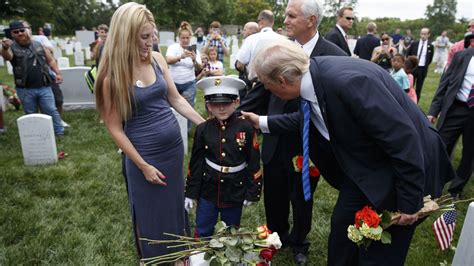 Trump Honors Fallen Warriors At Arlington National Cemetery The Two