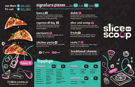 Menu | Slice & Scoop