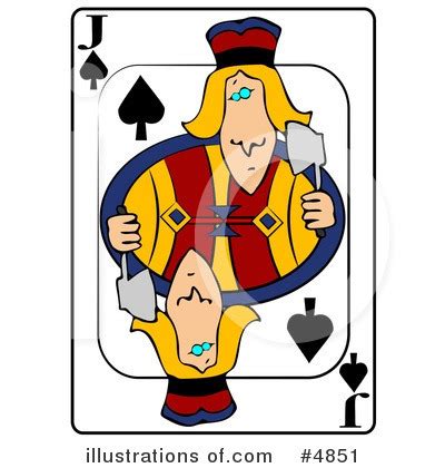 Playing Card Clipart #4820 - Illustration by djart