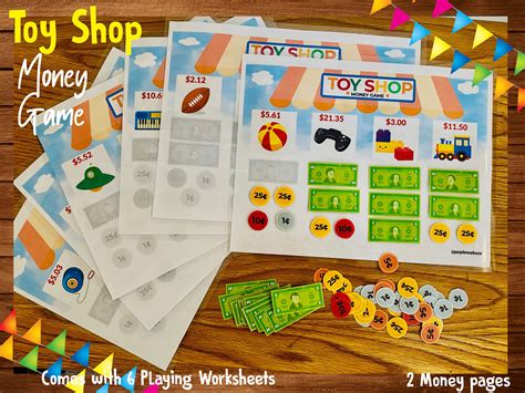 Math Money Game Kids Money Activity First Grade Curriculum - Etsy