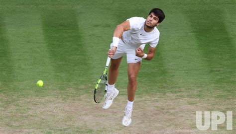 Photo Novak Djokovic Vs Carlos Alcaraz Mens Final At Wimbledon 2023