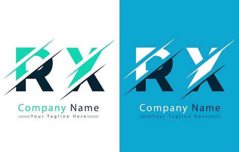 Premium Vector Rx Letter Logo Vector Design Template Elements