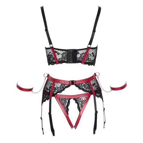 Completo Intimo Sexy Donna Set Pezzi Lingerie E Abbigliamento Sexy