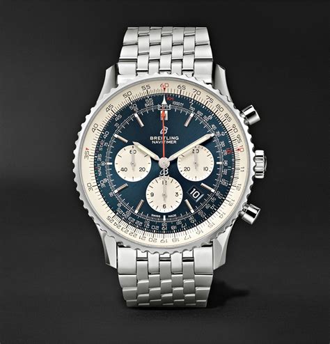 Breitling Navitimer B01 Automatic Chronograph 46mm Stainless Steel Watch Ref No Ab0127211c1a1