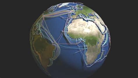 Este Mapa En D Muestra Todos Los Cables Submarinos Que Actualmente