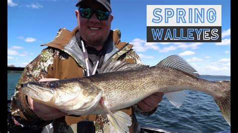 Spring Post Spawn Walleye Jigging Tips Tactics YouTube