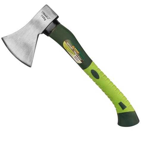 1 5lbs Garden Axe 45 Forged Steel Hatchet With Fiberglass Handle