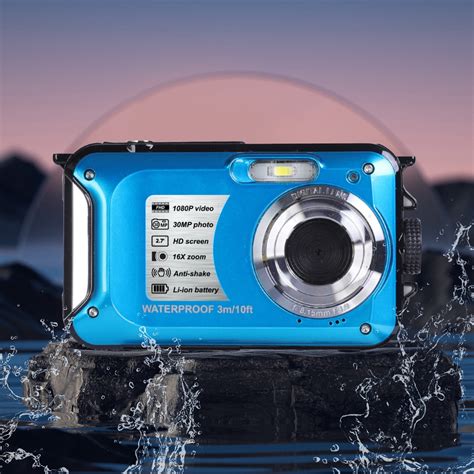 Lwithszg Underwater Camera K Waterproof Digital Camera With Selfie Hd