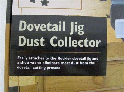 Rockler Dovetail Jig Dust Collector New In Box Oberman Auctions