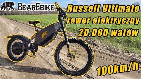 Testuje Rower Elektryczny Russell Ultimate Od Bearebike Youtube