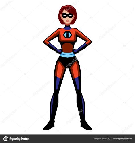 Cartoon Female Comic Book Character Isolated Stock Vector By ©aratehortua 256654380