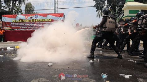 Polres Tegal Gelar Simulasi Penanganan Konflik Dan Kerusuhan Pada