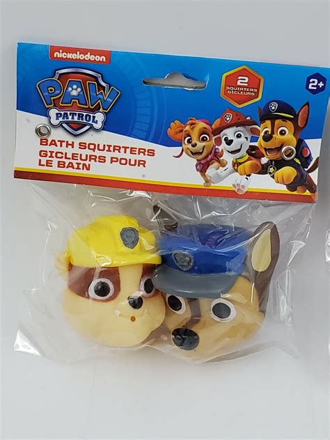 Nickelodeon Paw Patrol Bath Squirters Float Toys Set Of 4 Age 2 For