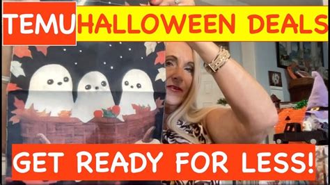 Huge Halloween Temu Haul Off Discount Get Ready For Halloween