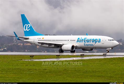 EC NZN Air Europa Express Boeing 737 8KN at La Coruña Photo ID