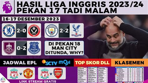 Hasil Liga Inggris Klasemen EPL 2023 24 Chelsea Vs Sheffield Utd