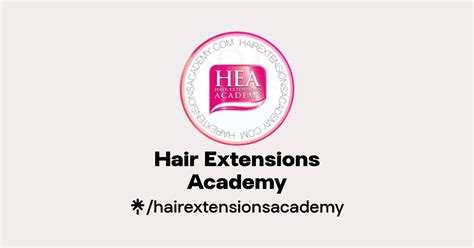 Hair Extensions Academy Instagram Facebook TikTok Linktree