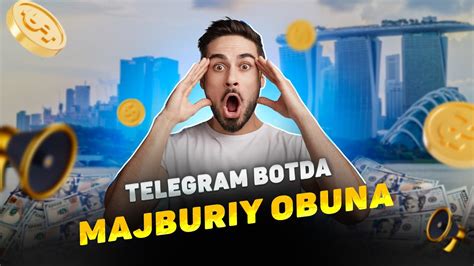 Telegram Botda Majburiy Obuna Aiogram Youtube