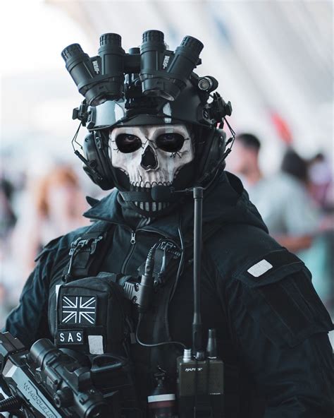 Cosplay Bat Ghost Masked Man Indian Army Special Forces Call Of Duty