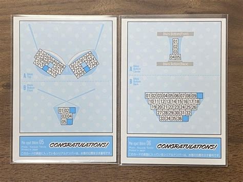 Shinonome Umi Trading Card Vol 3 Bikini Pins 2 Types Set Of 2 Used EBay